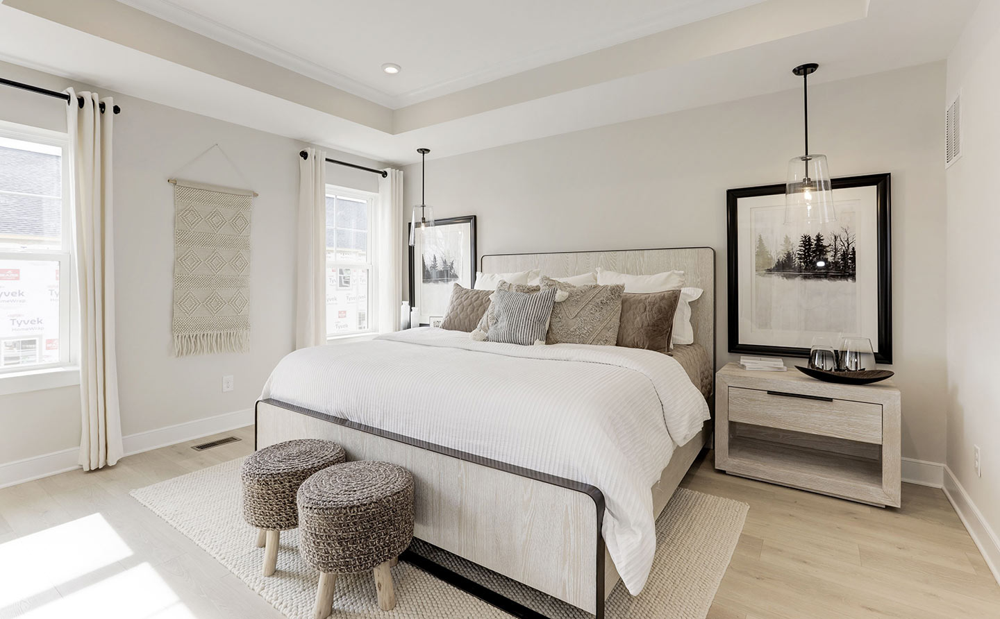 Master bedroom interior