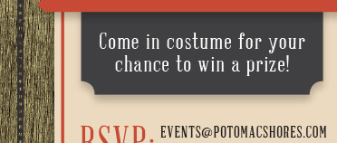 Come in costume for your chance to win a prize!